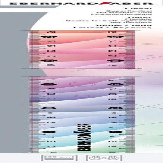 Rigla 30cm Flexibila Rainbow Faber-castell
