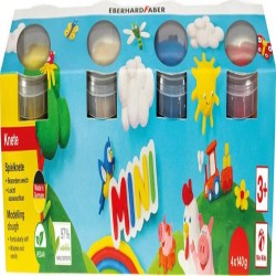 Plastilina Modelaj 4culori Basic X 140g Faber-castell