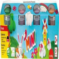 Plastilina Modelaj 4culori Speciale X 140g Faber-castell