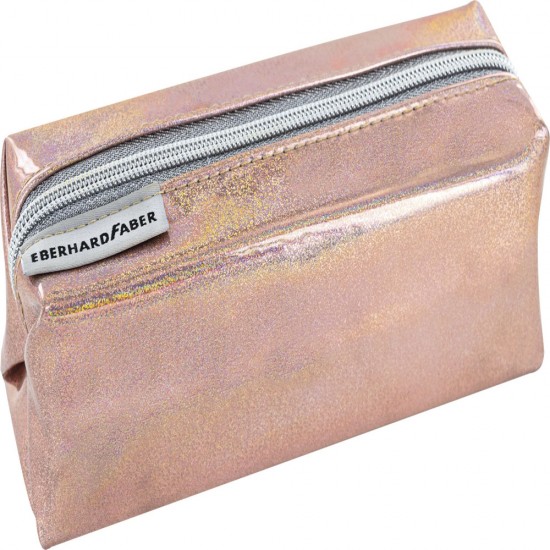 Penar Etui Tubular Glitter Rose Faber-castell