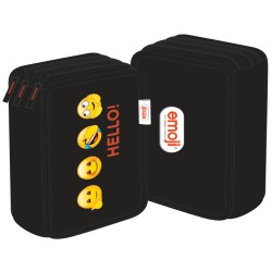 Penar Neechipat 3 Fermoare Emoji Negru Pigna