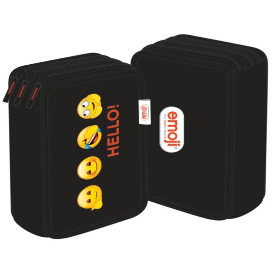 Penar Neechipat 3 Fermoare Emoji Negru Pigna