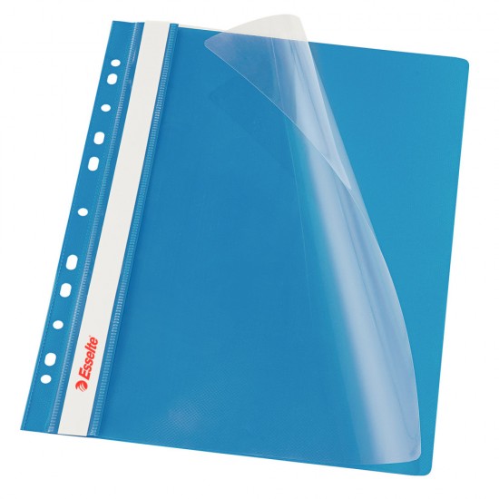 Dosar Plastic Cu Sina Si Multiperforatii Albastru 10/set Esselte