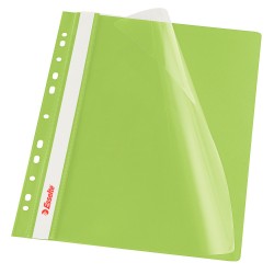 Dosar Plastic Cu Sina Si Multiperforatii Verde Esselte
