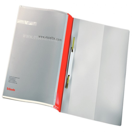 Dosar Plastic Cu Sina Standard Panorama Rosu 25/set Esselte