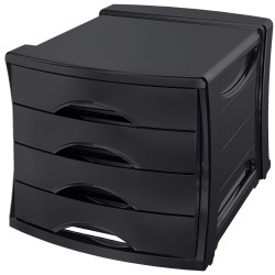 Cabinet 4 Sertare Negru Europost Vivida Esselte