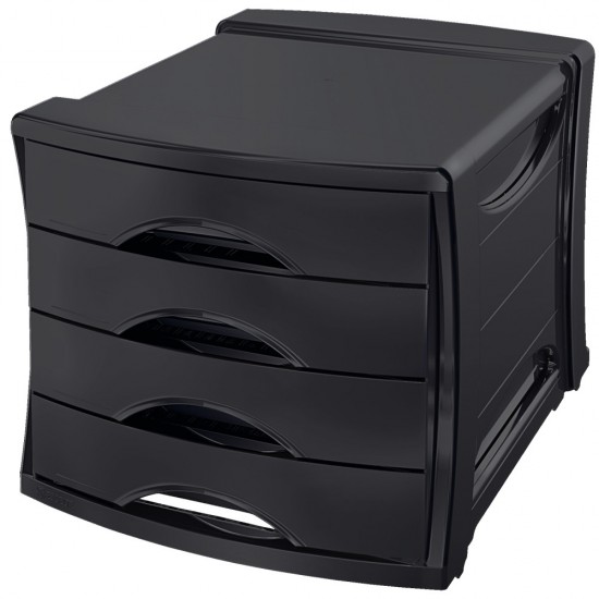 Cabinet 4 Sertare Negru Europost Vivida Esselte