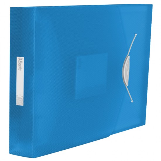 Mapa Plastic 6 Compartimente Albastra Vivida Esselte