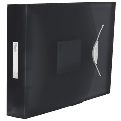 Mapa Plastic 6 Compartimente Neagra Vivida Esselte