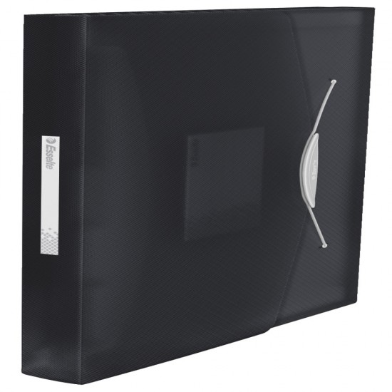 Mapa Plastic 6 Compartimente Neagra Vivida Esselte