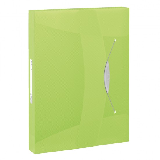 Mapa Plastic Cu Elastic Verde Jumbo Vivida Esselte