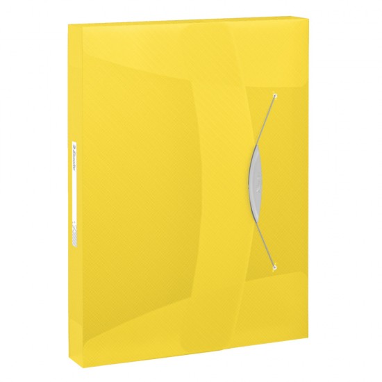 Mapa Plastic Cu Elastic Galbena Jumbo Vivida Esselte