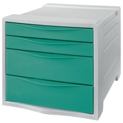 Cabinet 4 Sertare Verde Colour'breeze Esselte