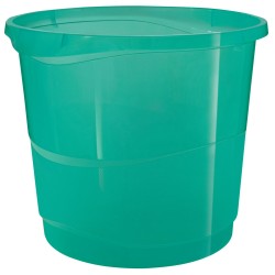 Cos Birou 14l Verde Reciclabil Colour'breeze Esselte