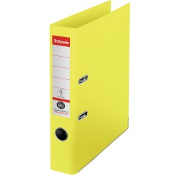 Biblioraft Carton Reciclat 5cm Galben Nr1 Power Fsc Esselte