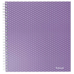 Caiet Birou Spira A5 80 File Dictando Lavanda Coperta Carton Colour'breeze Esselte