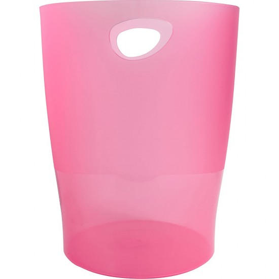 Cos Birou 15l Rosu Translucid Eco Exacompta