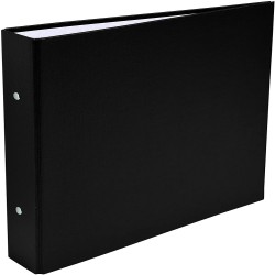 Caiet Mecanic A5 2 Inele 25mm Pp Negru Exacompta