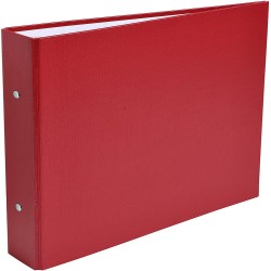 Caiet Mecanic A5 2 Inele 25mm Pp Rosu Exacompta