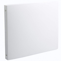 Caiet Mecanic A4 4 Inele 15mm/20mm Cop. Flex. Alb Exacompta