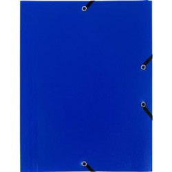 Mapa Plastic Cu Elastic A4 Albastru Exacompta