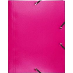 Mapa Plastic Cu Elastic A4 Roz Exacompta