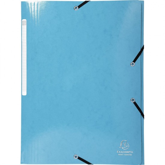 Mapa Carton Cu Elastic 600g Bleu Exacompta