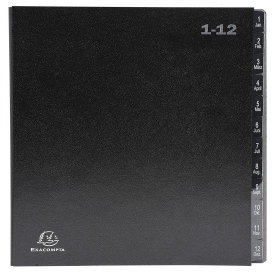 Mapa Semnaturi 1-12 Neagra Exacompta