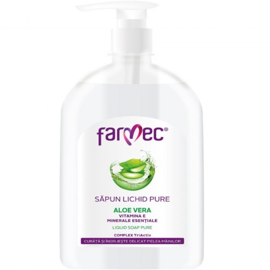 Sapun Lichid 500ml Pure Aloe Vera Farmec