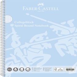 Caiet Spira A4 80 File 90 Gr Aritmetica Coperta Carton Bleu Sky Faber-castell