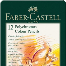 CREIOANE COLORATE 12 CULORI POLYCHROMOS FABER-CASTELL
