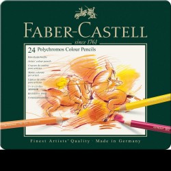 CREIOANE COLORATE 24 CULORI POLYCHROMOS FABER-CASTELL