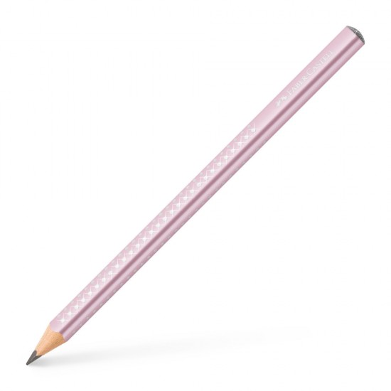 Creion Grafit B Sparkle Jumbo Rose 2023 Faber-castell