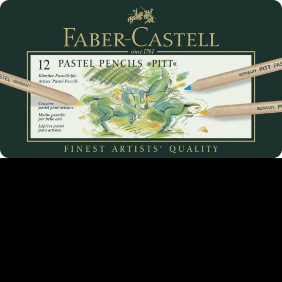 CREIOANE PASTEL PITT 12 CULORI FABER-CASTELL