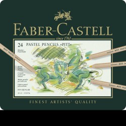 CREIOANE PASTEL PITT 24 CULORI FABER-CASTELL