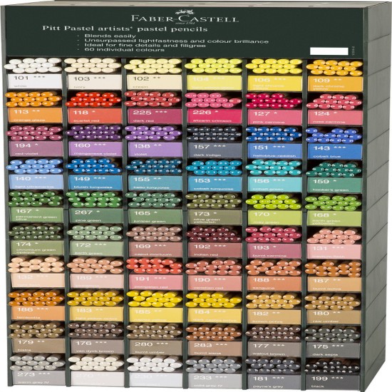 Modul Acrilic 720 Buc Creioane Pitt Pastel Faber-castel