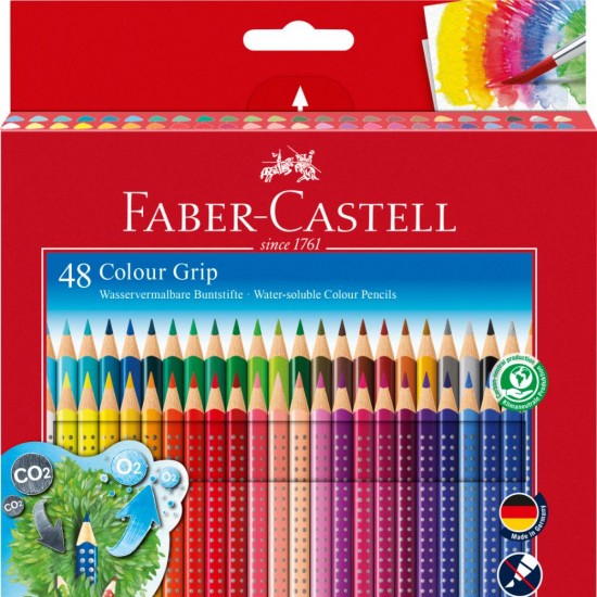 CREIOANE COLORATE 48 CULORI GRIP FABER-CASTELL