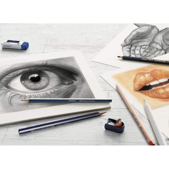 Creion Grafit Goldfaber 1221 Faber-Castell, Mina 4H, Hexagonal, Fara Guma de Sters, Creioane Grafit, Creioane 4H, Creion 4H, Creion Clasic, Creioane Clasice, Creioane Schitat, Creion Schita, Creion Desen, Creioane Desen, Creion pentru Desen