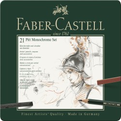 Set Pitt Monochrome 21 Buc Faber-castell