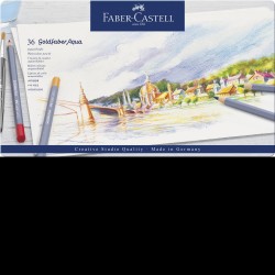 CREIOANE COLORATE AQUARELLE 36 CULORI GOLDFABER CUT. METAL FABER