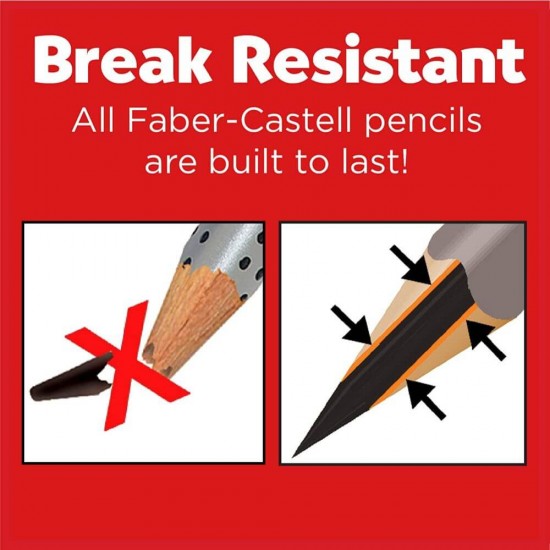 Creion Grafit B Faber-Castell Grip 2001, cu Radiera, Argintiu, Creion Faber Castell, Creion Grafit Faber Castell, Creion B Faber Castell, Creion Faber Castell Grip 2001, Creioane Faber Castell, Creioane Grafit Faber Castell, Creioane B Faber Castell