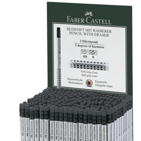 DISPLAY 216 BUC CREION GRAFIT CU GUMA GRIP 2001 FABER-CASTELL