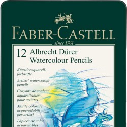 CREIOANE COLORATE ACUARELA 12 CULORI A. DURER FABER-CASTELL