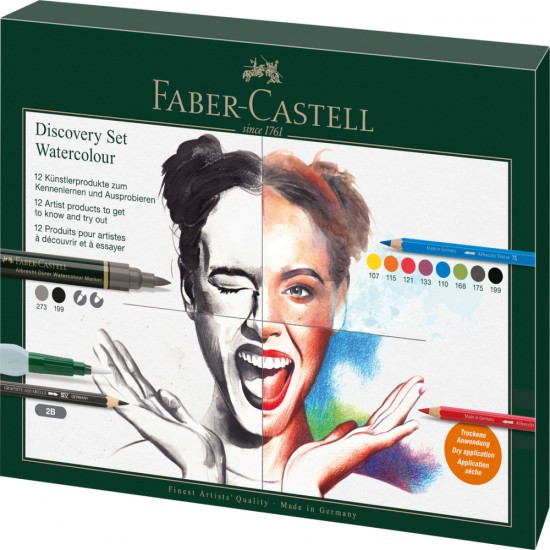 Set Arta Discovery Desen Umed 12 Piese Faber-castell
