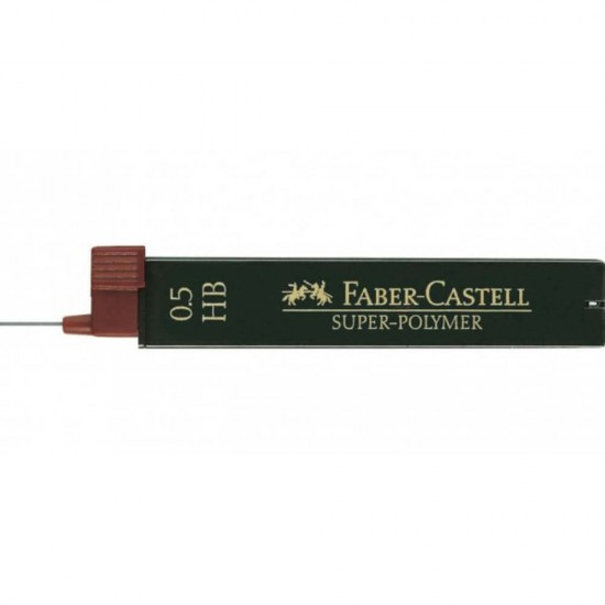 Mina Creion Mecanic Faber â€“ Castell Super â€“ Polymer, Mina 0.5 mm, HB, Mina pentru Creion, Mina de Tip HB, Mine pentru Creioane, Mine Faber-Castell, Mina Creion Rezistenta, Mine Creion Mecanic Ieftine, Mina pentru Creion