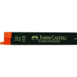Mina Creion Faber – Castell Super – Polymer, 1 mm, HB, 12 bucati/cutie,, Mina pentru Creion, Mina de Tip HB, Mine pentru Creioane, Mine Faber-Castell, Mina Creion Rezistenta, Mine Creion Mecanic Ieftine, Mina pentru Creion