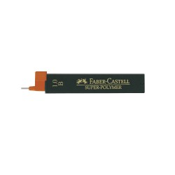 Mina Creion Faber – Castell Super – Polymer, 1 mm, B, 12 bucati/cutie, Mina pentru Creion, Mina de Tip B, Mine pentru Creioane, Mine Faber-Castell, Mina Creion Rezistenta, Mine Creion Mecanic Ieftine, Mina pentru Creion
