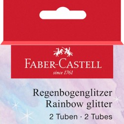GLITTER RAINBOW SET 2X12 ML FABER-CASTELL