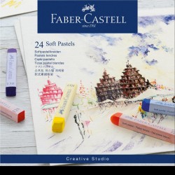 CREIOANE PASTEL SOFT 24 CULORI FABER-CASTELL