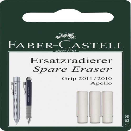 Blister 3 Buc Rezerva Radiera Pt Grip 2011 Faber-castell